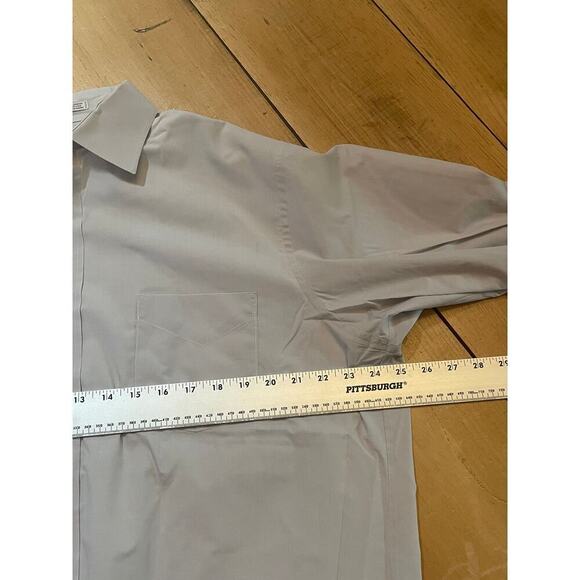VTG Oakton LTD single needle tailoring button down shirt. USA. Size 17(34/35) - Picture 4 of 5